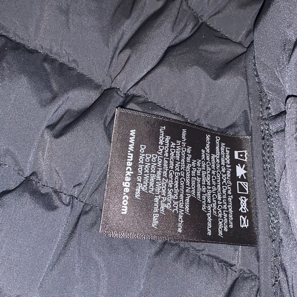 Mackage Black Puffer Jacket - Women’s Size XS - Picture 6 of 9